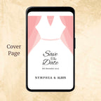 KL2056 Digital Wedding PDF Ecard - Kalash Cards