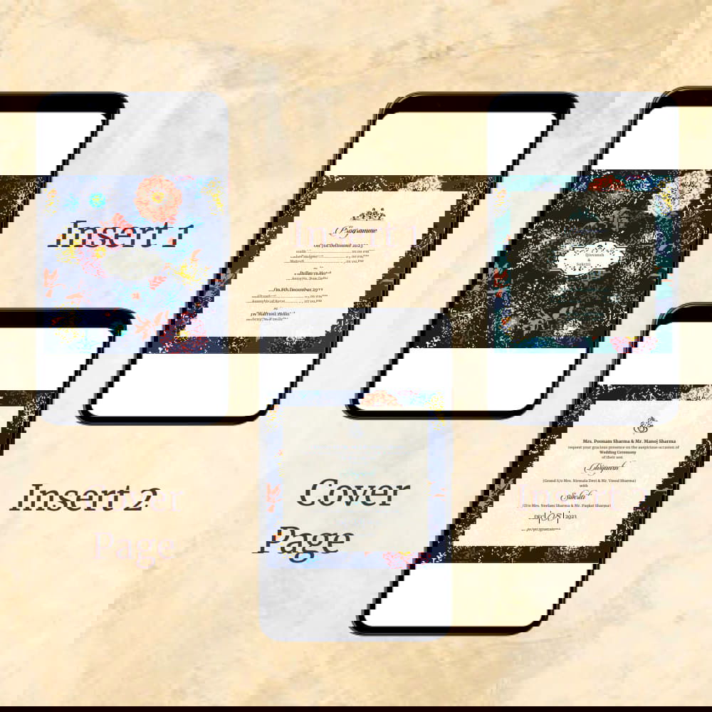 KL2061 Digital Wedding PDF Ecard - Kalash Cards