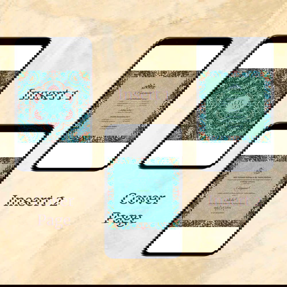 KL2062 Digital Wedding PDF Ecard - Kalash Cards