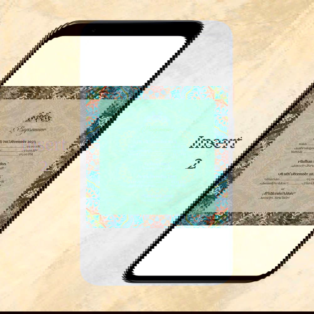 KL2062 Digital Wedding PDF Ecard - Kalash Cards