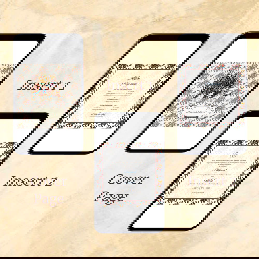 KL2063 Digital Wedding PDF Ecard - Kalash Cards