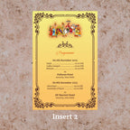 KL2066 Translucent Cover Luxury Wedding Card - Kalash Cards