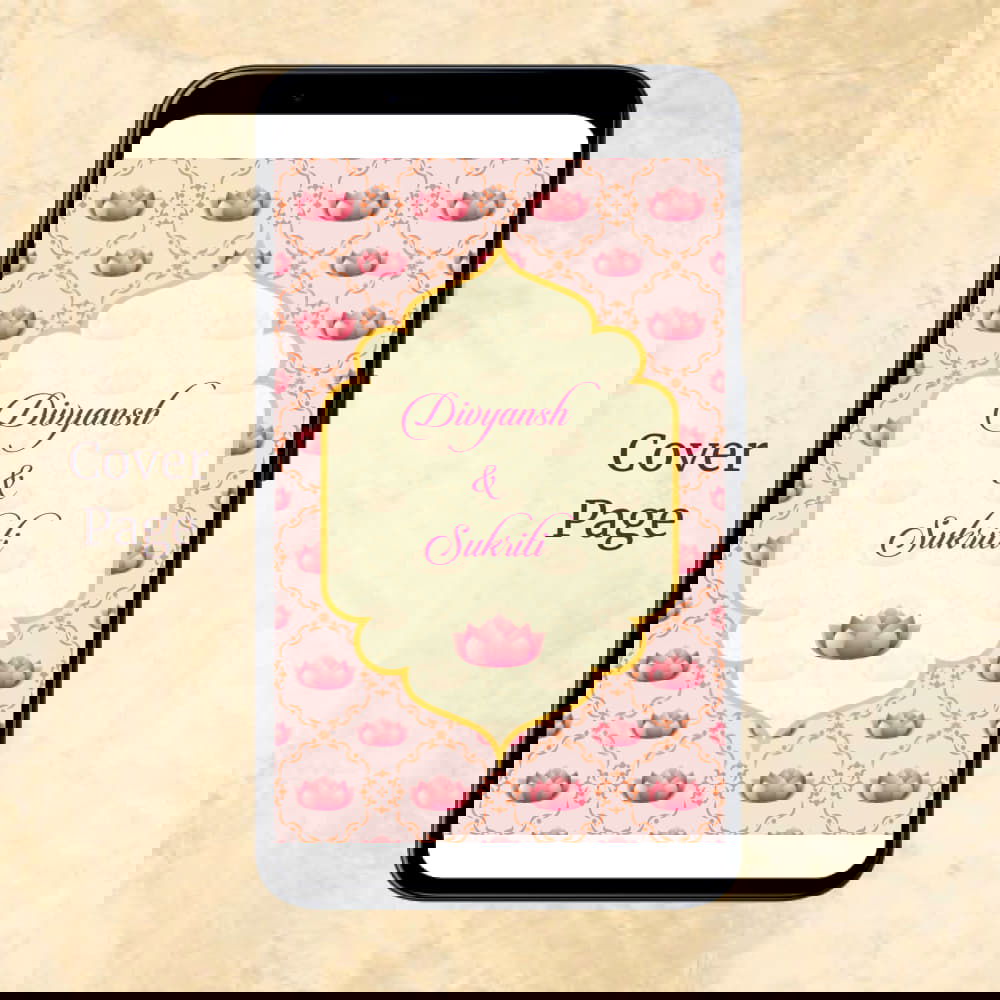 KL2067 Digital Wedding PDF Ecard - Kalash Cards