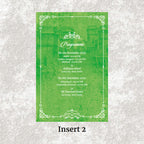 KL2068 Translucent Cover Luxury Wedding Card - Kalash Cards