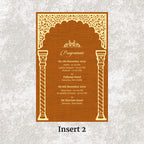 KL2069 Translucent Cover Luxury Wedding Card - Kalash Cards