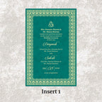 KL2071 Translucent Cover Luxury Wedding Card - Kalash Cards