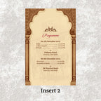 KL2073 Translucent Cover Luxury Wedding Card - Kalash Cards