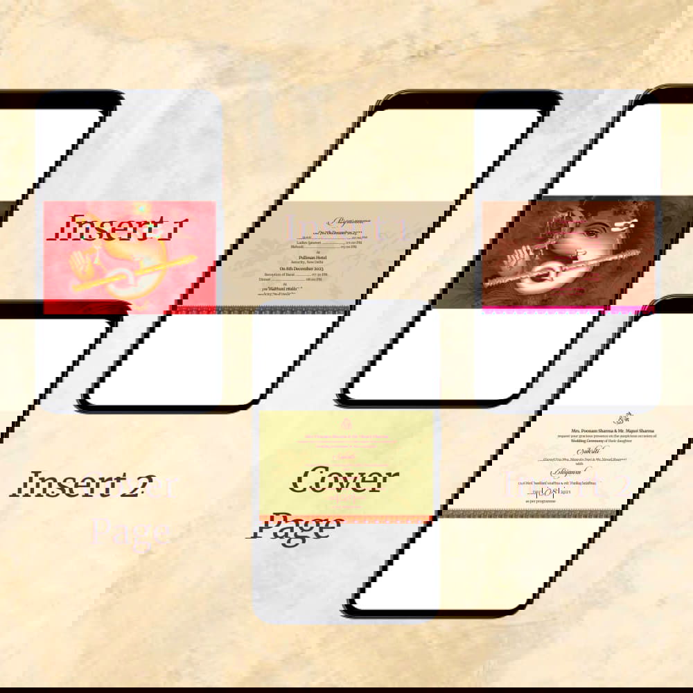 KL2079 Digital Wedding PDF Ecard - Kalash Cards