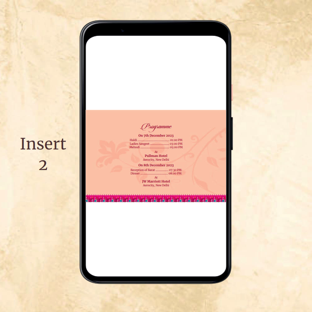 KL2079 Digital Wedding PDF Ecard - Kalash Cards