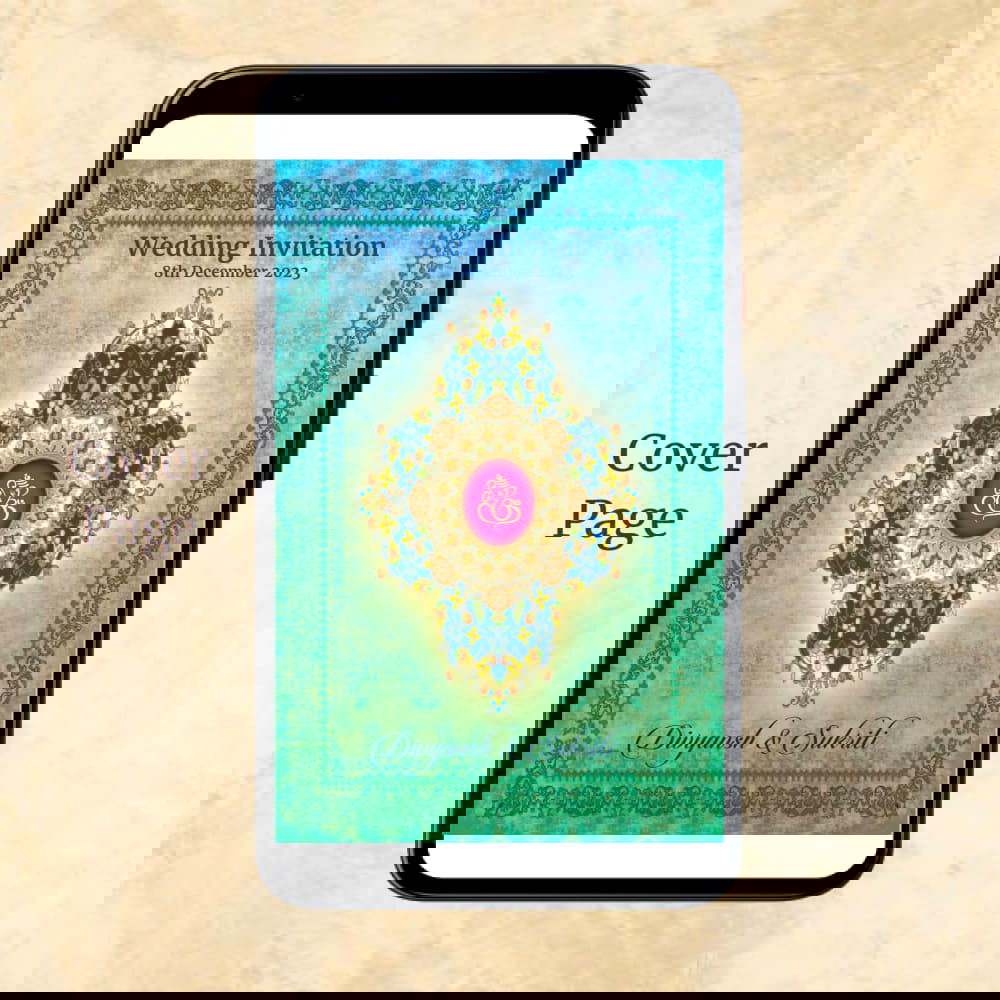 KL2085 Digital Wedding PDF Ecard - Kalash Cards