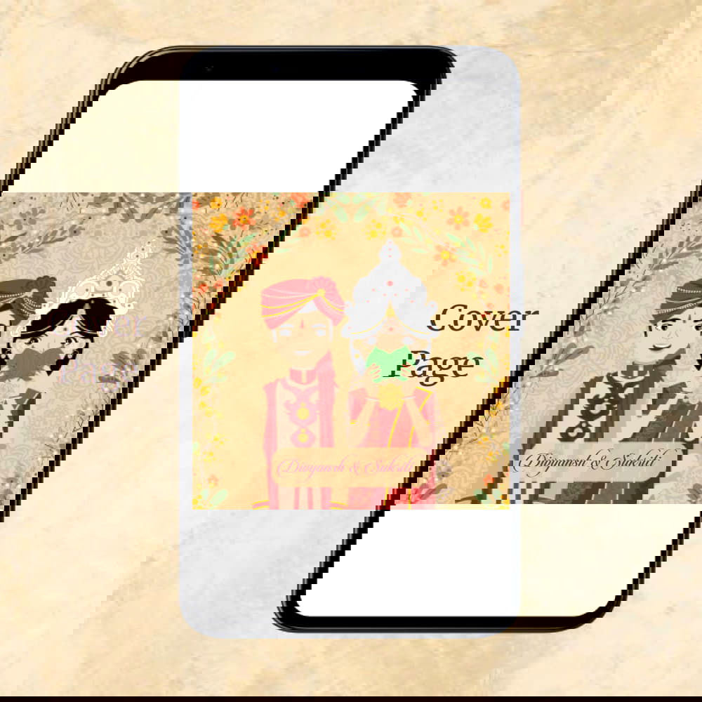 KL2088 Digital Wedding PDF Ecard - Kalash Cards