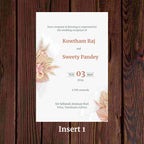 KL2090 Translucent Cover Luxury Wedding Card - Kalash Cards