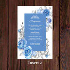 KL2091 Translucent Cover  Luxury Wedding Card - Kalash Cards