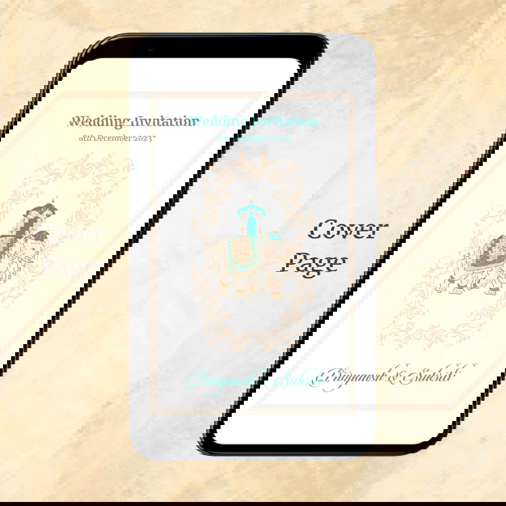 KL2092 Digital Wedding PDF Ecard - Kalash Cards