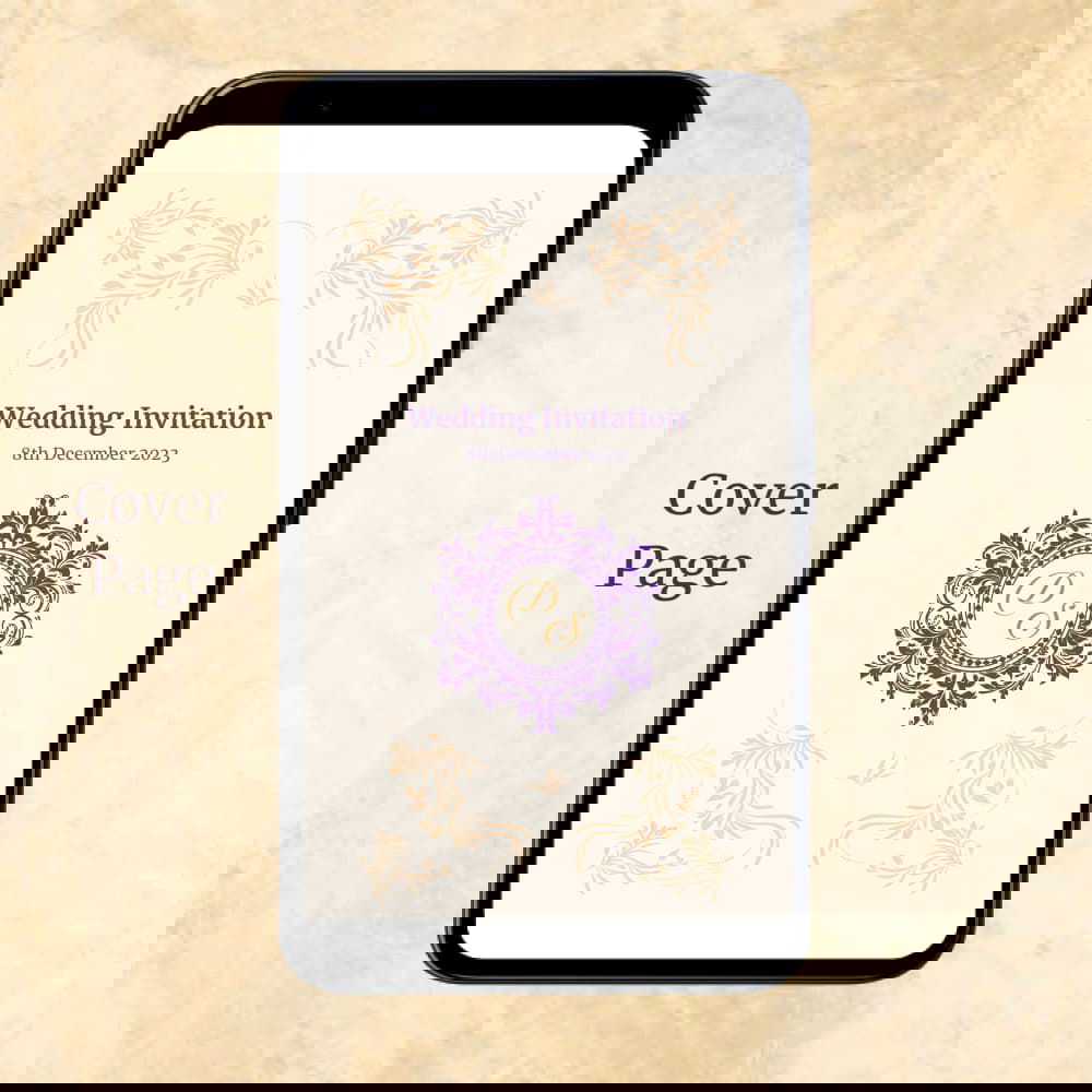 KL2093 Digital Wedding PDF Ecard - Kalash Cards