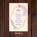 KL2093 Translucent Cover Luxury Wedding Card - Kalash Cards