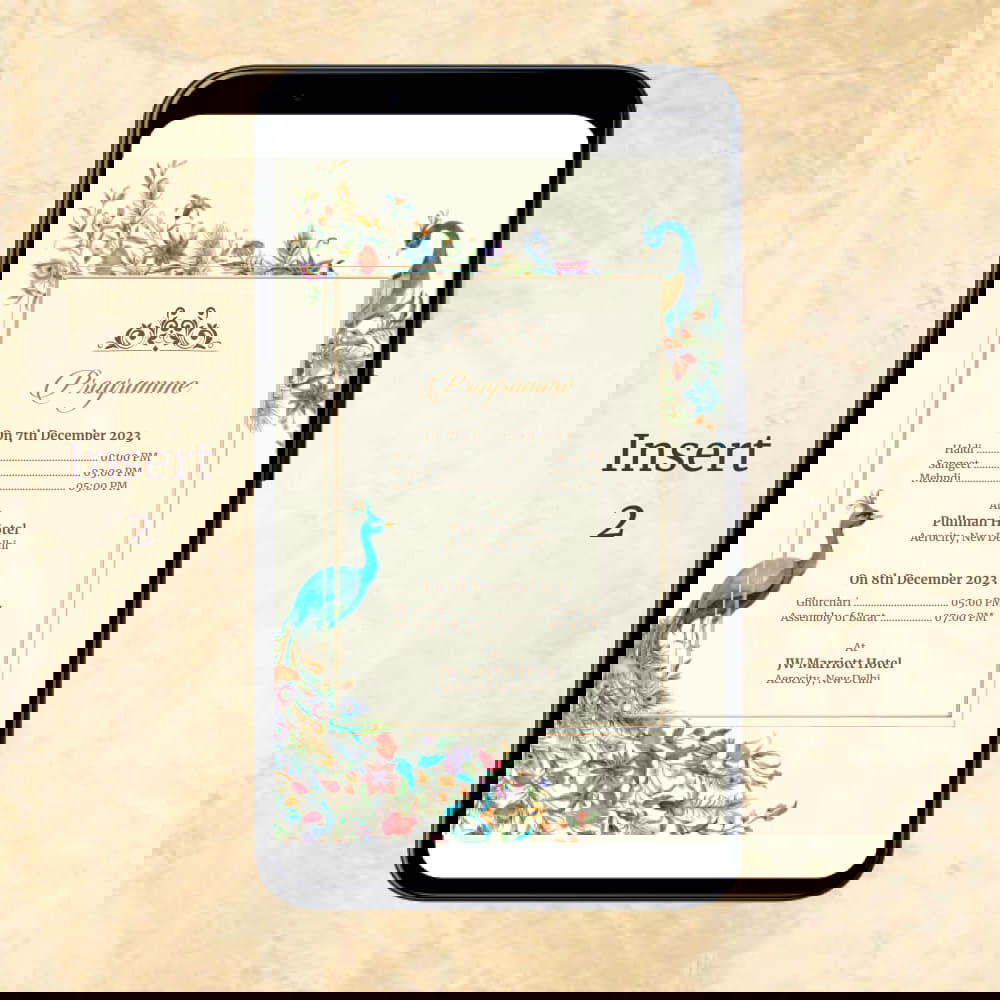 KL2097 Digital Wedding PDF Ecard - Kalash Cards