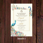 KL2097 Translucent Cover Luxury Wedding Card - Kalash Cards