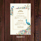 KL2097 Translucent Cover Luxury Wedding Card - Kalash Cards