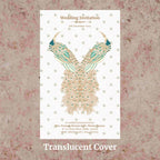 KL2098 Translucent Cover Luxury Wedding Card - Kalash Cards