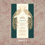 KL2098 Translucent Cover Luxury Wedding Card - Kalash Cards