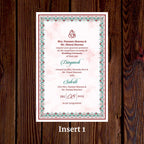 KL2102 Translucent Cover Luxury Wedding Card - Kalash Cards