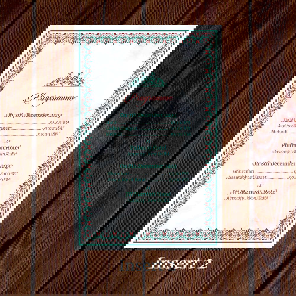 KL2102 Translucent Cover Luxury Wedding Card - Kalash Cards