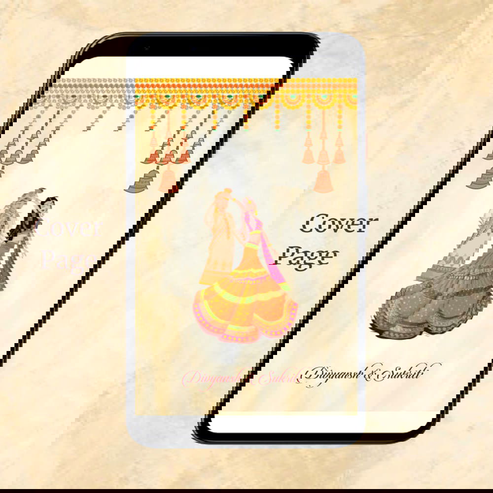 KL2105 Digital Wedding PDF Ecard - Kalash Cards