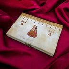 KL2105 MDF Box Type Wedding Card with 2 Thick Inserts - Kalash Cards