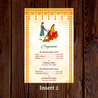 KL2105 Translucent Cover Luxury Wedding Card - Kalash Cards