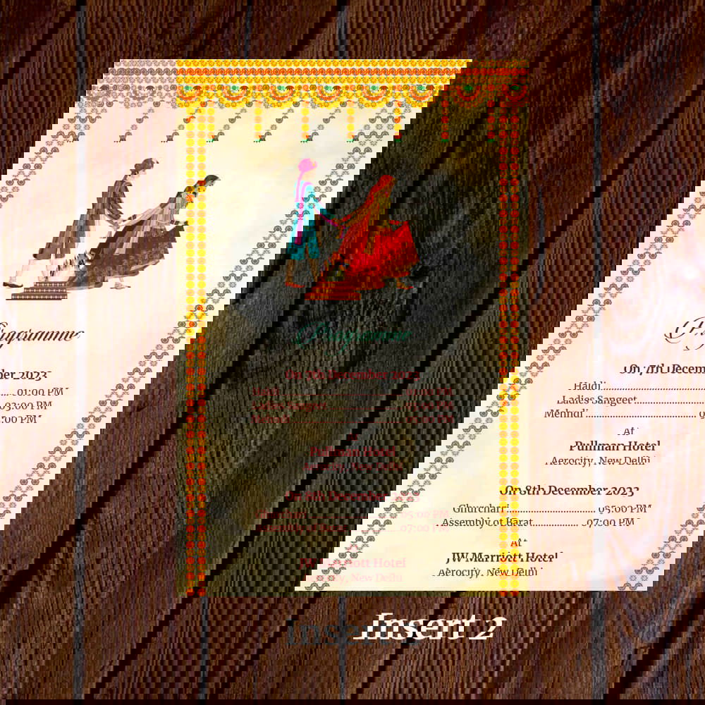 KL2105 Translucent Cover Luxury Wedding Card - Kalash Cards