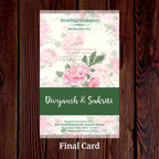 KL2107 Translucent Cover Luxury Wedding Card - Kalash Cards