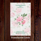 KL2107 Translucent Cover Luxury Wedding Card - Kalash Cards