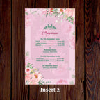 KL2107 Translucent Cover Luxury Wedding Card - Kalash Cards