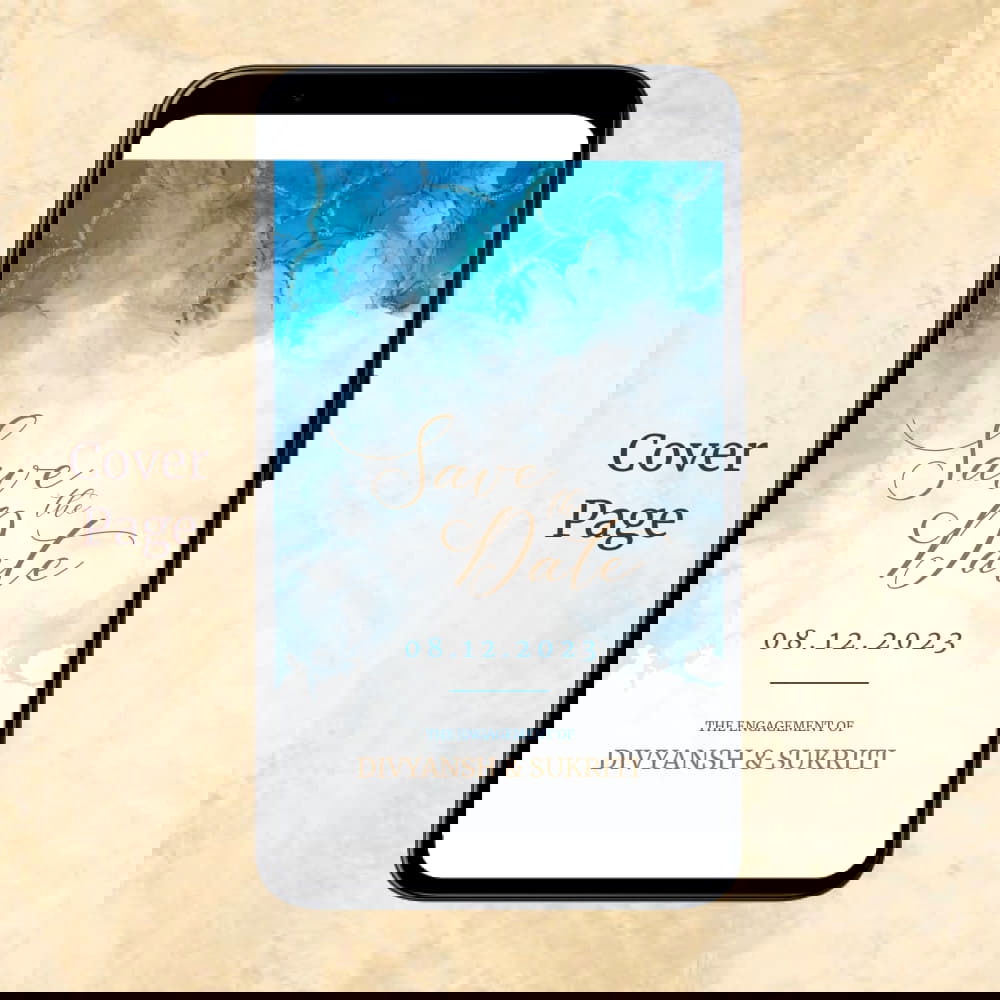 KL2115 Digital Wedding PDF Ecard - Kalash Cards