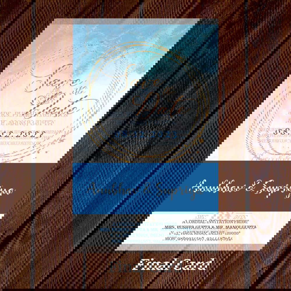 KL2115 Translucent Cover Luxury Wedding Card - Kalash Cards