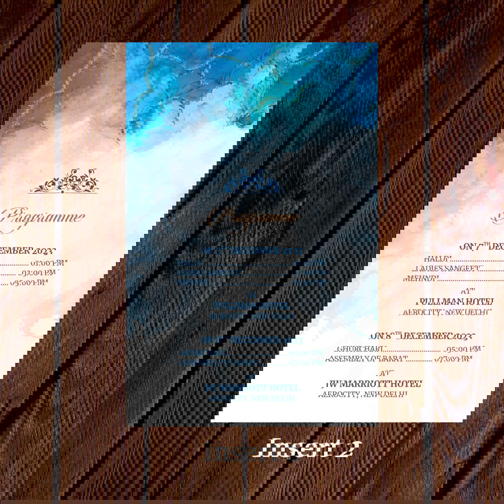 KL2115 Translucent Cover Luxury Wedding Card - Kalash Cards