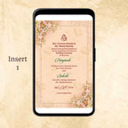 KL2117 Digital Wedding PDF Ecard - Kalash Cards