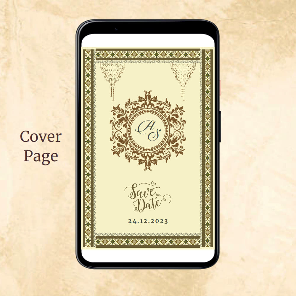 KL2118 Digital Wedding PDF Ecard - Kalash Cards