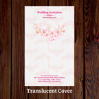 KL2120 Translucent Cover Luxury Wedding Card - Kalash Cards