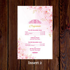 KL2120 Translucent Cover Luxury Wedding Card - Kalash Cards