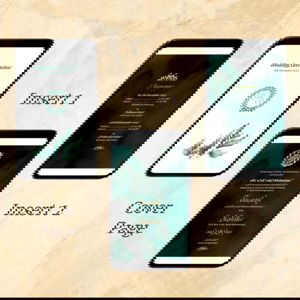 KL2121 Digital Wedding PDF Ecard - Kalash Cards