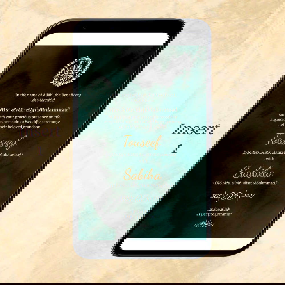 KL2121 Digital Wedding PDF Ecard - Kalash Cards