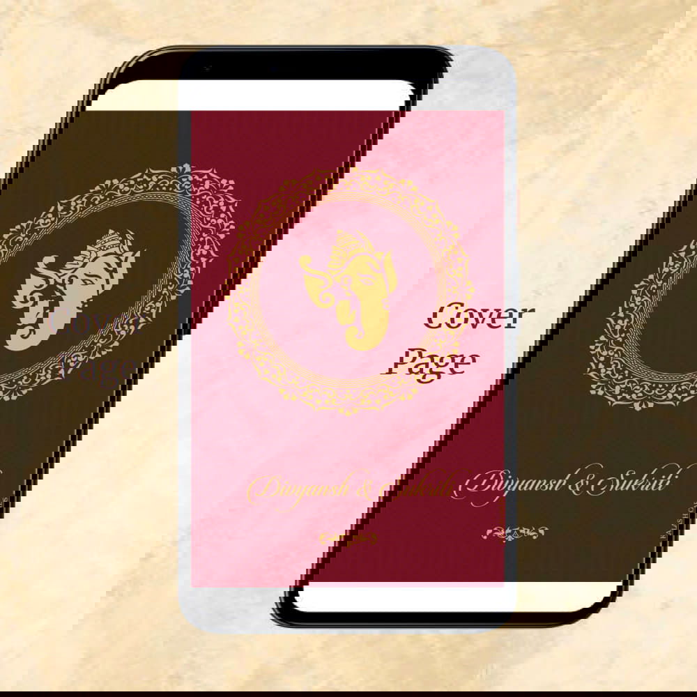 KL2123 Digital Wedding PDF Ecard - Kalash Cards