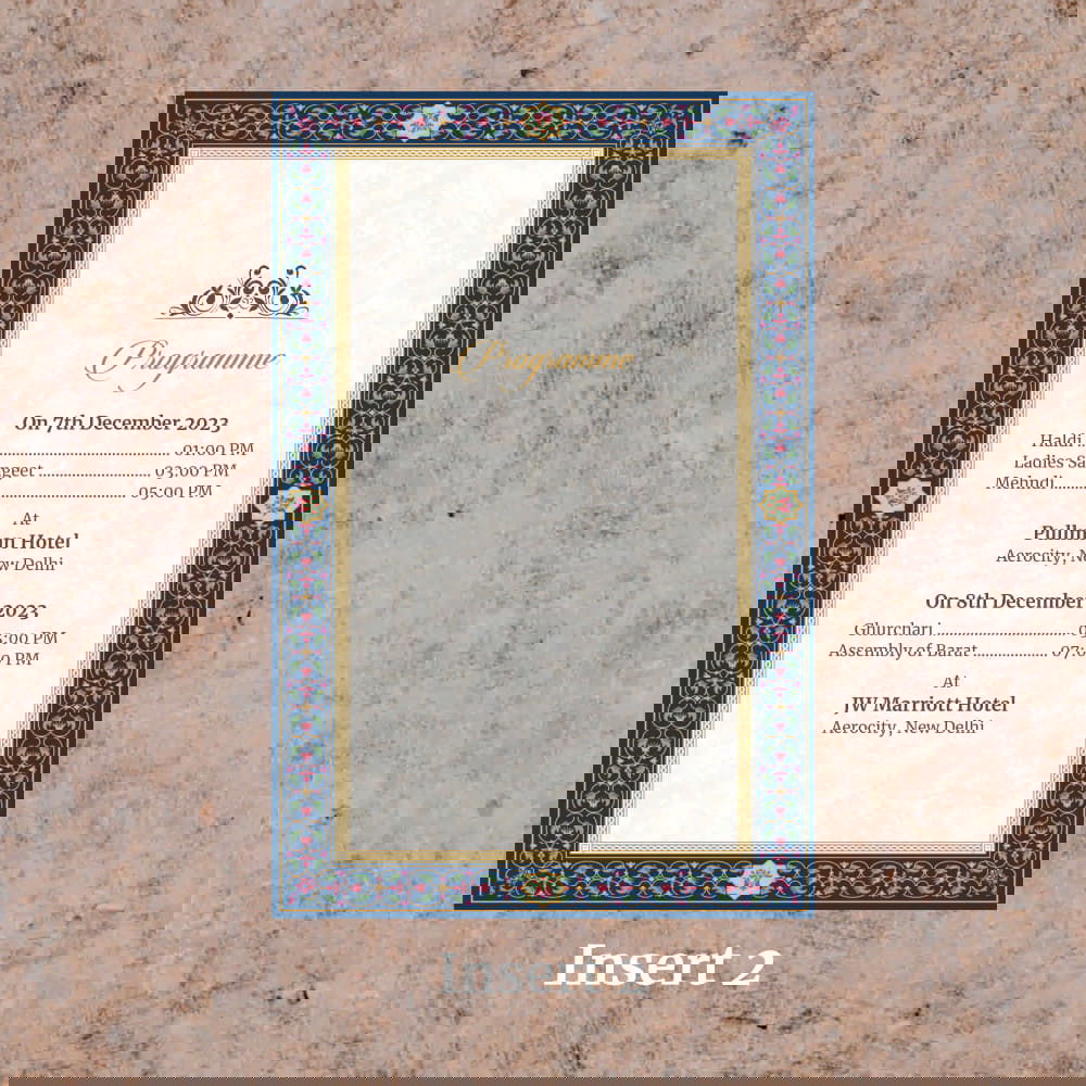 KL2123 Translucent Cover Luxury Wedding Card - Kalash Cards