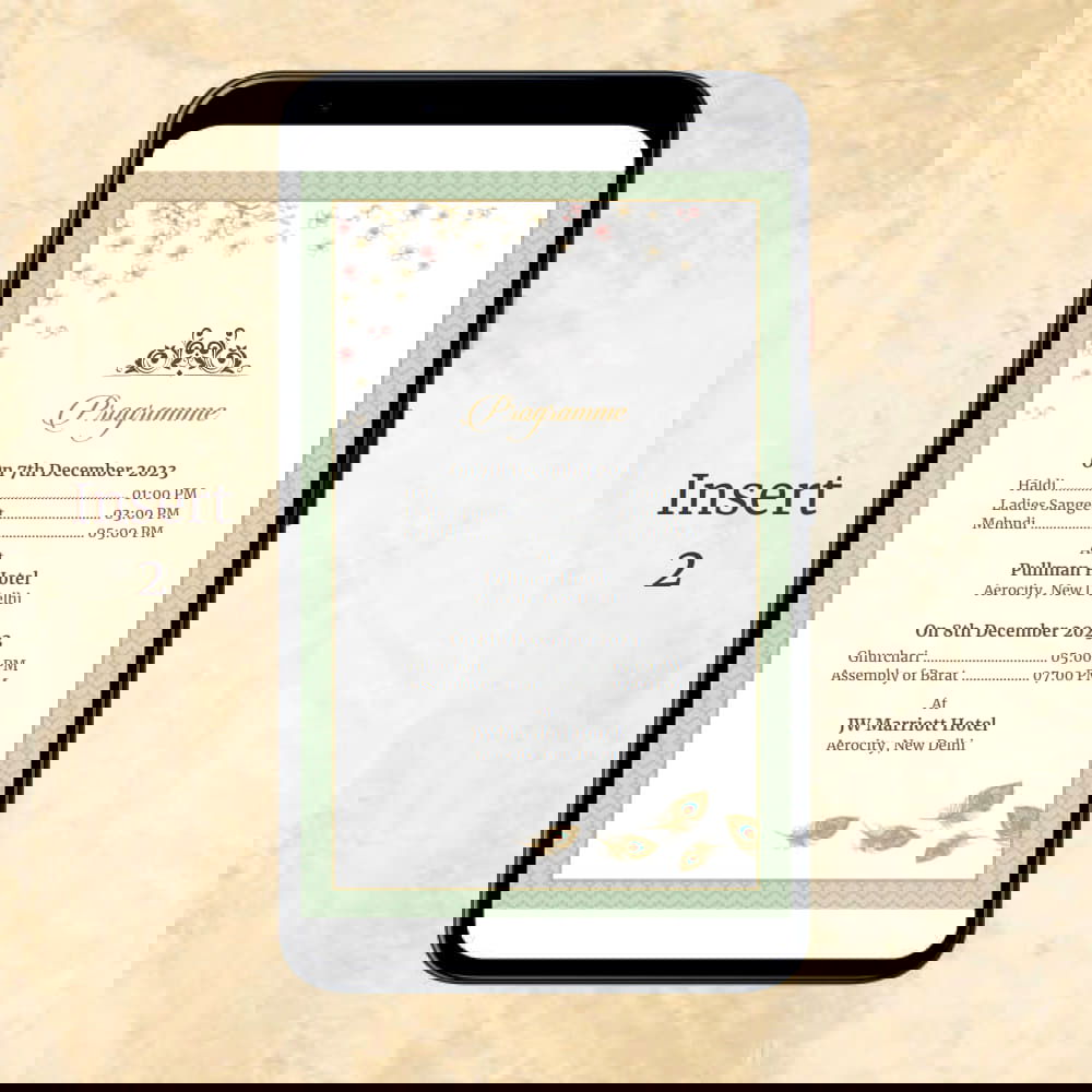 KL2124 Digital Wedding PDF Ecard - Kalash Cards