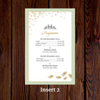 KL2124 Translucent Cover Luxury Wedding Card - Kalash Cards