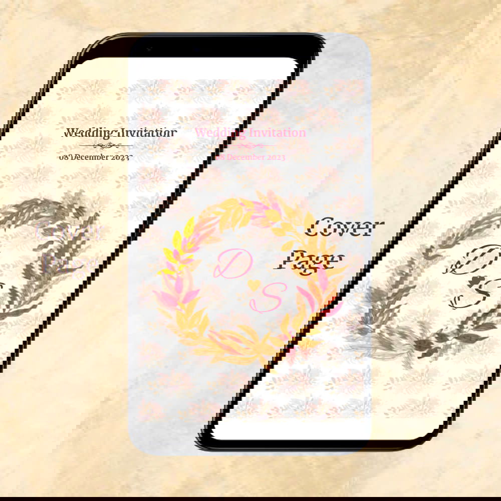 KL2125 Digital Wedding PDF Ecard - Kalash Cards