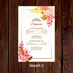 KL2125 Translucent Cover Luxury Wedding Card - Kalash Cards