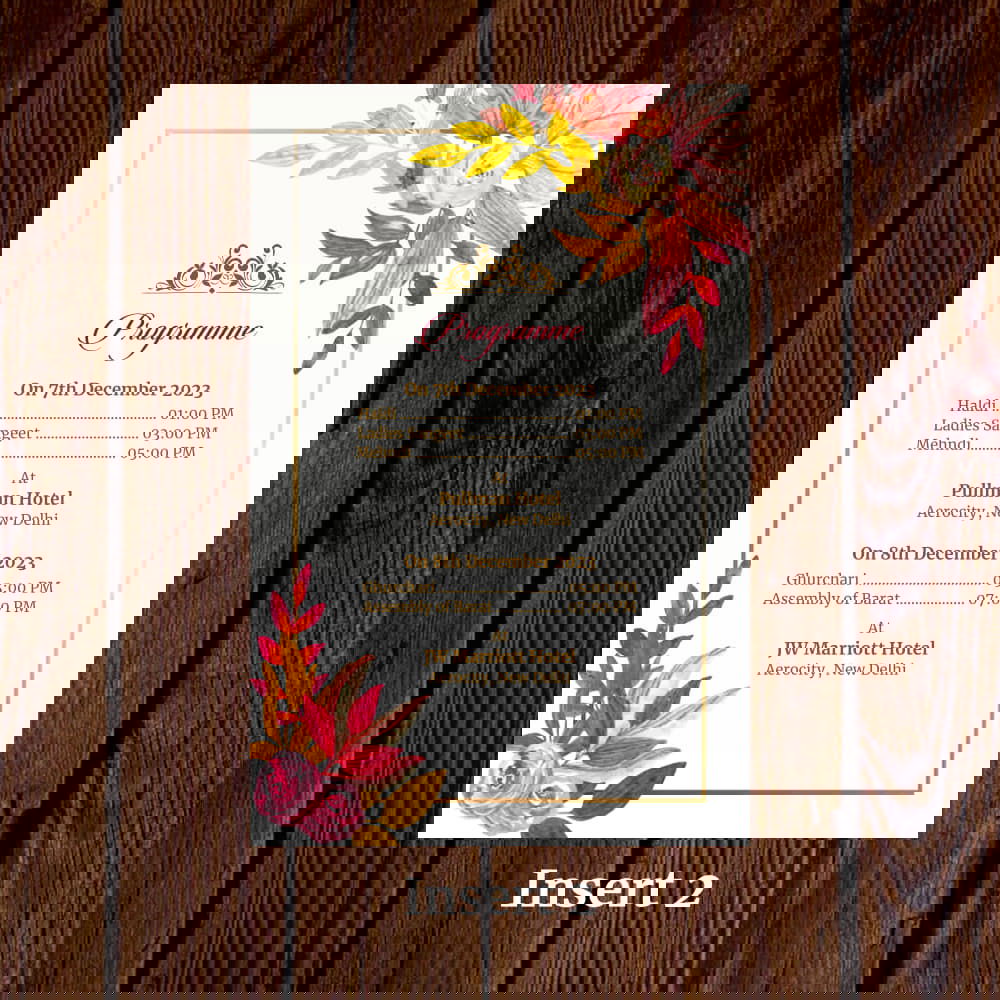 KL2125 Translucent Cover Luxury Wedding Card - Kalash Cards